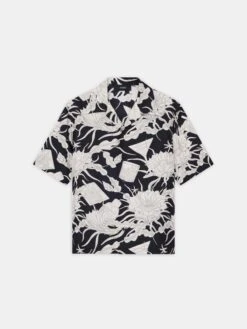 Amiri FLORAL BOWLING SHIRT - BLACK(Floral Bowling Shirt Black)
