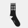 Amiri MA QUAD SOCK - Black White(Ma Quad Sock Black White)