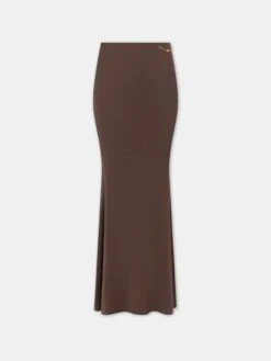 Amiri WOMEN - WOMEN'S MAXI SKIRT - Walnut Brown(Women Womens Maxi Skirt Walnut Brown)