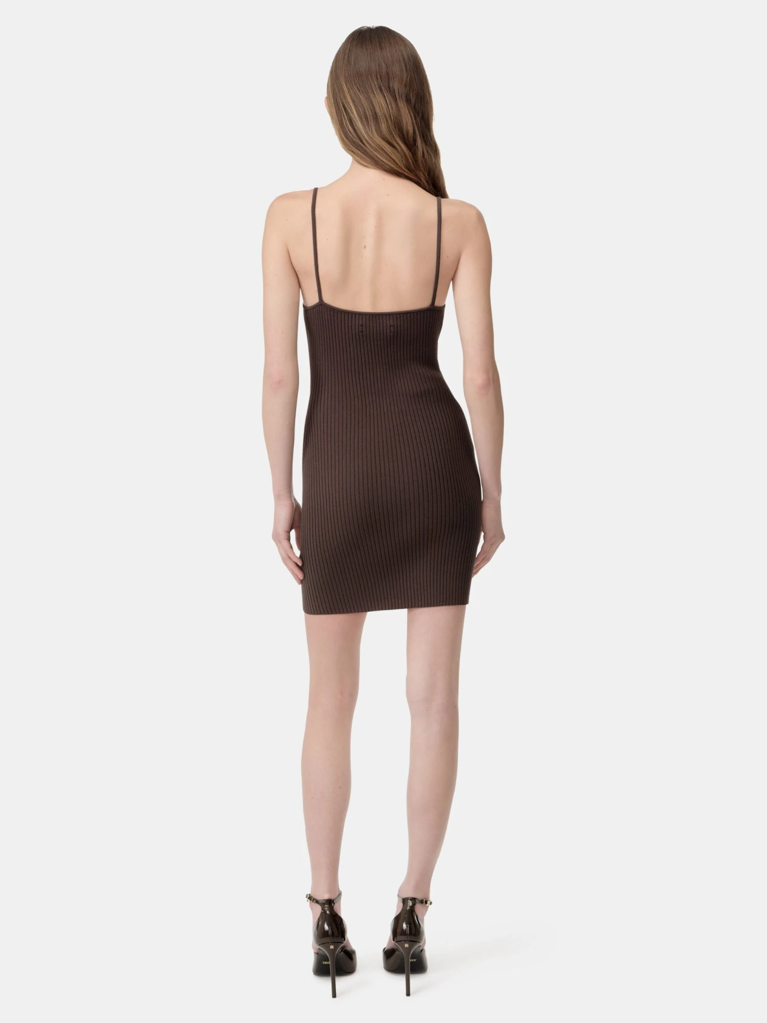 Amiri WOMEN - WOMEN'S MA TANK MINI DRESS - Walnut Brown(Women Womens Ma Tank Mini Dress Walnut Brown) 7 Amiri WOMEN - WOMEN'S MA TANK MINI DRESS - Walnut Brown(Women Womens Ma Tank Mini Dress Walnut Brown) - Image 5