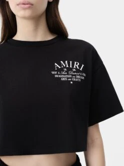Amiri WOMEN - WOMEN'S ARTS DISTRICT CROPPED TEE - Black(Women Womens Arts District Cropped Tee Black) -Amiri 871155ab 1078 4dc2 b14f b049809372ff