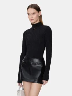 Amiri WOMEN - WOMEN'S LUREX TURTLE NECK - BLACK(Women Womens Lurex Turtle Neck Black) 8 Amiri WOMEN - WOMEN'S LUREX TURTLE NECK - BLACK(Women Womens Lurex Turtle Neck Black) -Amiri 89ef84ad 73da 4741 9ff8 c7df4c7116d8
