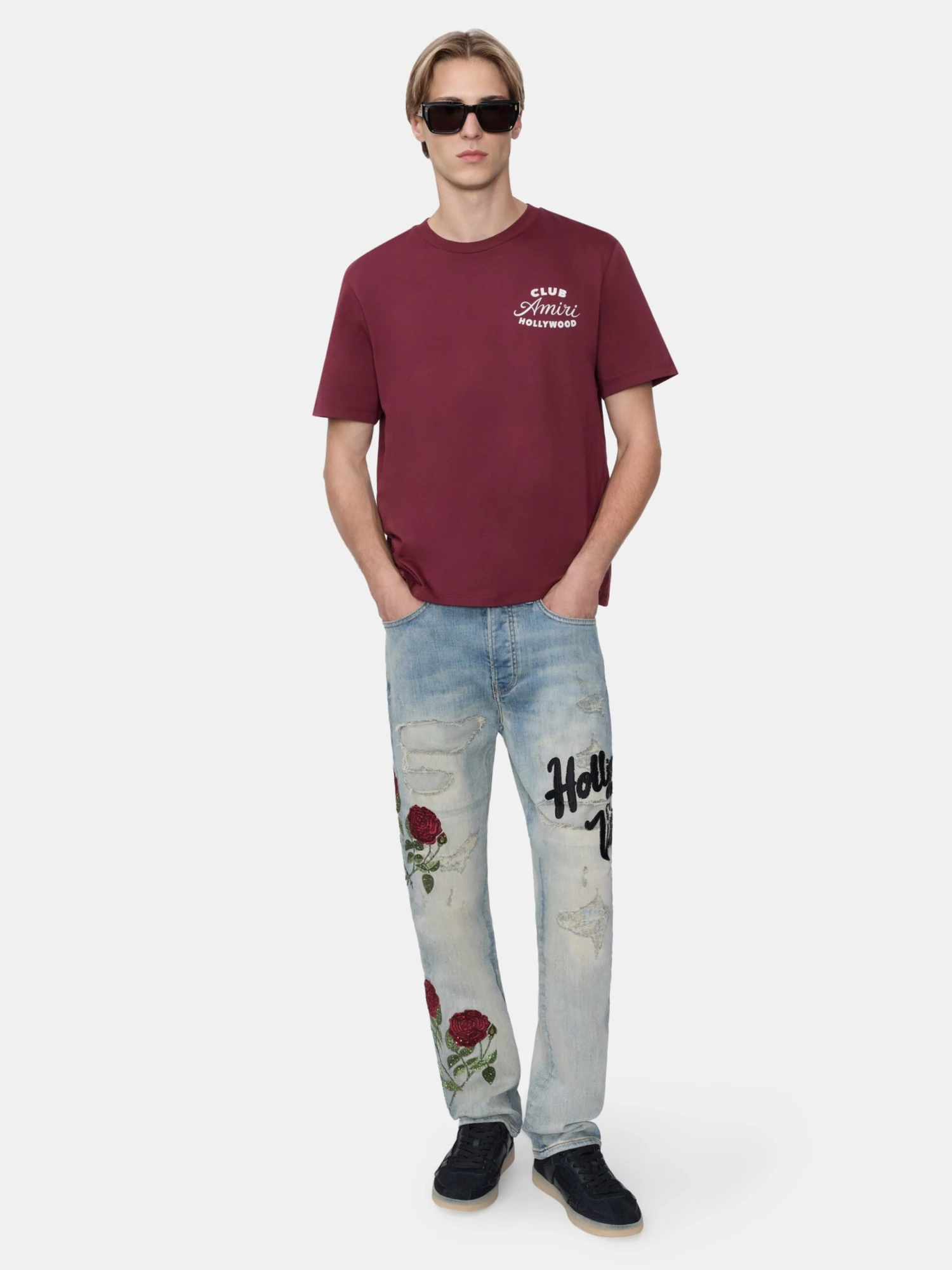 CLUB AMIRI TEE - WINE(Club Amiri Tee Wine) 4 CLUB AMIRI TEE - WINE(Club Amiri Tee Wine) - Image 2