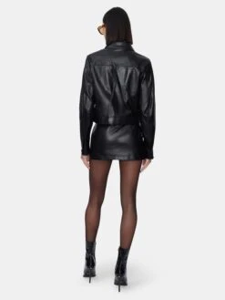 Amiri WOMEN - WOMEN'S LEATHER MINI SKIRT - BLACK(Women Womens Leather Mini Skirt Black) -Amiri 96c436be 15d6 44ec ab16 e57b9ac68086