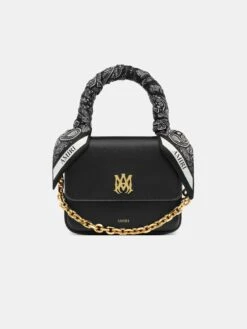 Amiri WOMEN - WOMEN'S MICRO MA BAG WITH CHAIN HANDLE - Black(Women Womens Micro Ma Bag With Chain Handle Black)