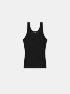 Amiri WOMEN - WOMEN'S MA EMBROIDERY TANK - Black(Women Womens Ma Embroidery Tank Black)