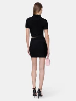 Amiri WOMEN - WOMEN'S VELVET MINI SKIRT - BLACK(Women Womens Velvet Mini Skirt Black) -Amiri 9abc3ed3 7147 4dbc 8ba8 6ea8a2d0a95b