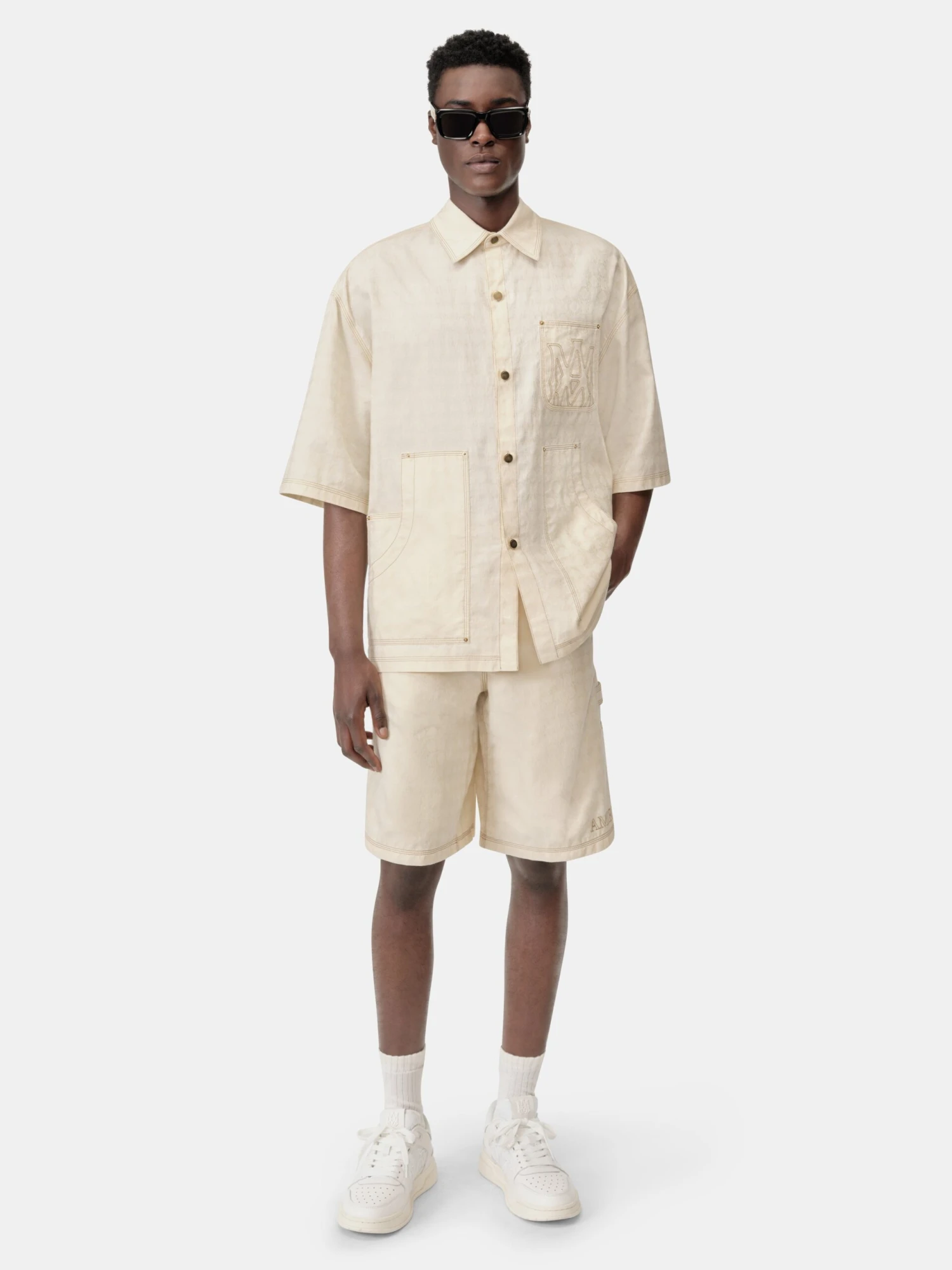 Amiri MA QUAD WORK SHORT - Alabaster(Ma Quad Work Short Alabaster) 4 Amiri MA QUAD WORK SHORT - Alabaster(Ma Quad Work Short Alabaster) - Image 2