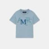 KIDS - KIDS' AMIRI STAGGERED TEE - Ashley Blue(Kids Kids Amiri Staggered Tee Ashley Blue)