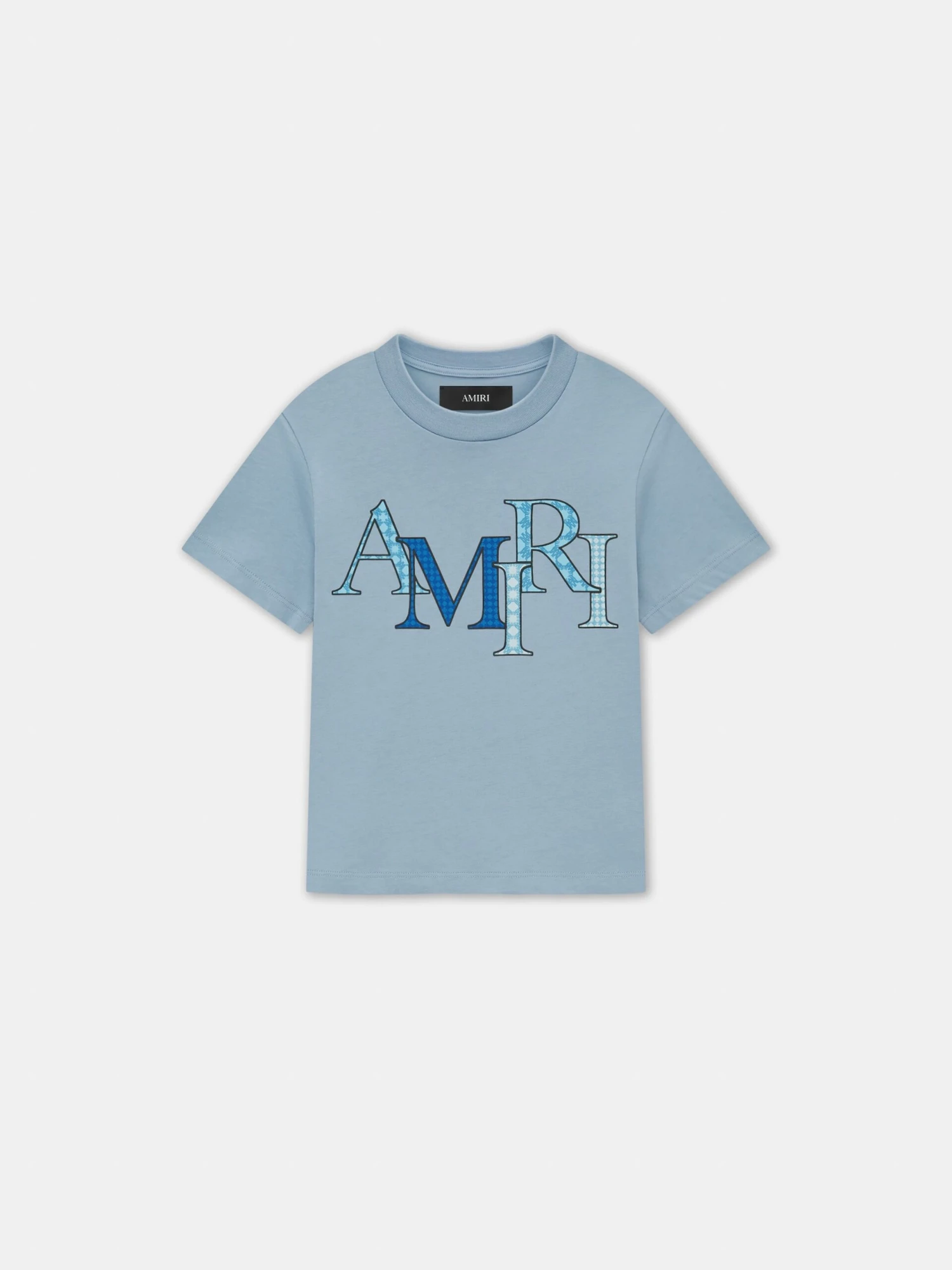 KIDS - KIDS' AMIRI STAGGERED TEE - Ashley Blue(Kids Kids Amiri Staggered Tee Ashley Blue) 3 KIDS - KIDS' AMIRI STAGGERED TEE - Ashley Blue(Kids Kids Amiri Staggered Tee Ashley Blue)