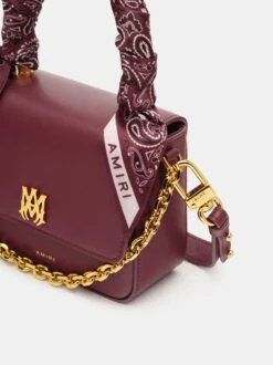 Amiri WOMEN - WOMEN'S MICRO MA BAG WITH CHAIN HANDLE - Burgundy(Women Womens Micro Ma Bag With Chain Handle Burgundy) -Amiri 9e5f75d8 65a5 4a0c a220 52b5af293588