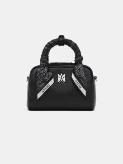Amiri WOMEN - WOMEN'S MICRO BOWLING BAG - Black(Women Womens Micro Bowling Bag Black)