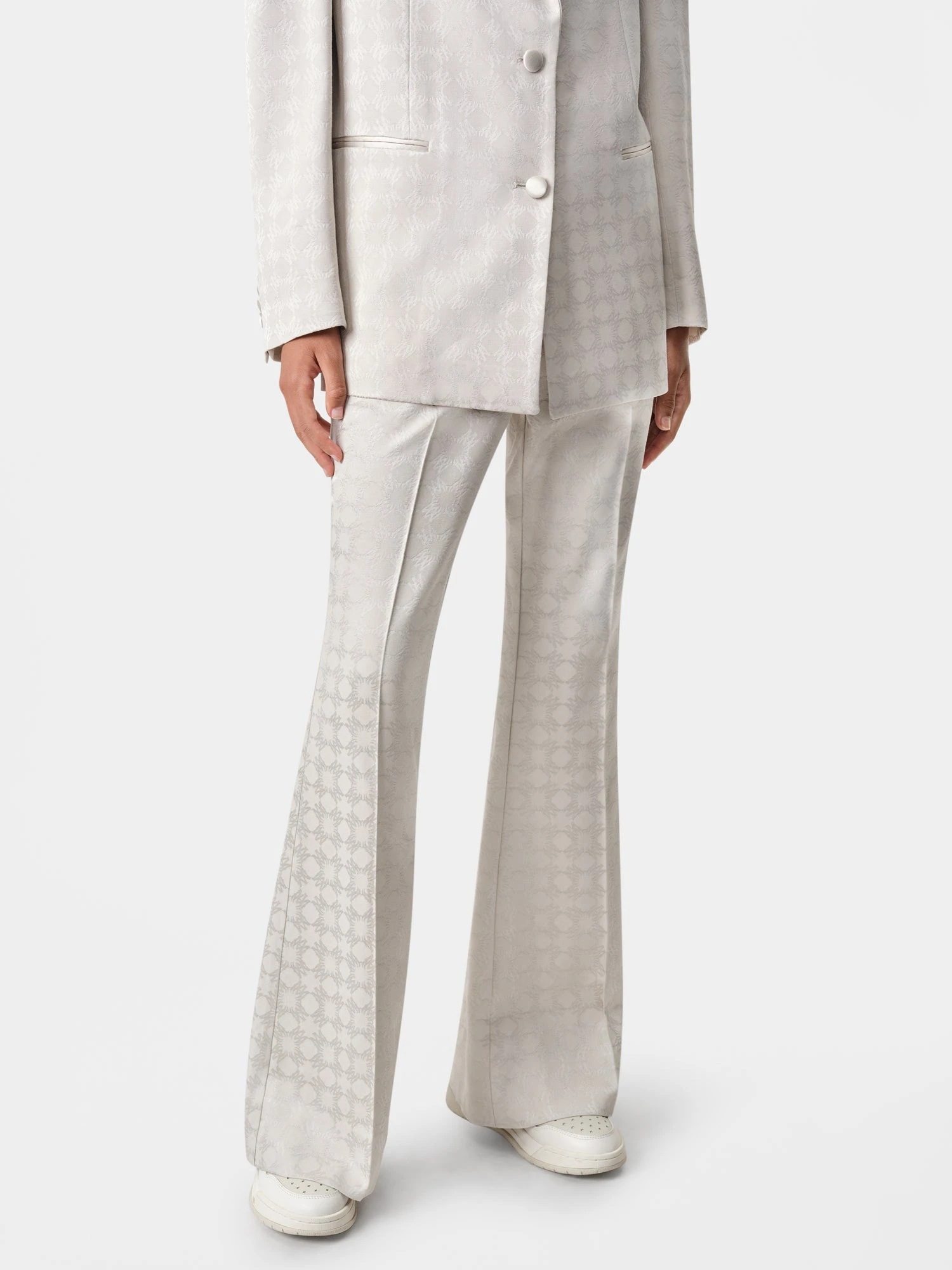 Amiri WOMEN - WOMEN'S MA QUAD KICK FLARE - Alabaster(Women Womens Ma Quad Kick Flare Alabaster) 5 Amiri WOMEN - WOMEN'S MA QUAD KICK FLARE - Alabaster(Women Womens Ma Quad Kick Flare Alabaster) - Image 3