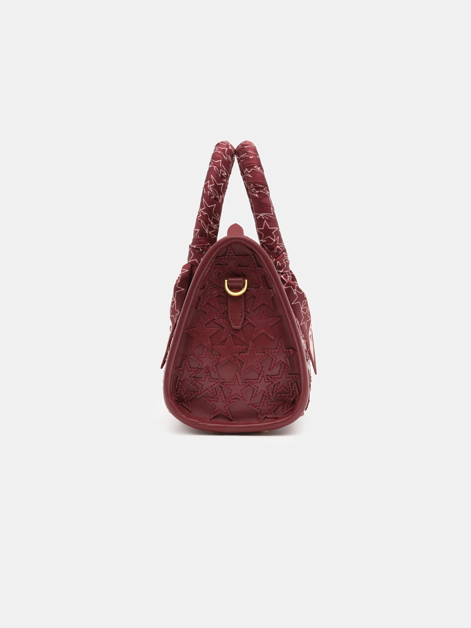 Amiri WOMEN - WOMEN'S STARS MICRO TRIANGLE BAG - Burgundy(Women Womens Stars Micro Triangle Bag Burgundy) 4 Amiri WOMEN - WOMEN'S STARS MICRO TRIANGLE BAG - Burgundy(Women Womens Stars Micro Triangle Bag Burgundy) - Image 2
