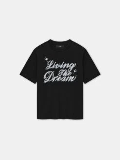 Amiri CRYSTAL LIVING THE DREAM TEE - Black(Crystal Living The Dream Tee Black)