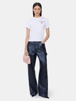 Amiri WOMEN - WOMEN'S COATED DENIM CARPENTER - WET SHIMMER(Women Womens Coated Denim Carpenter Wet Shimmer) 7 Amiri WOMEN - WOMEN'S COATED DENIM CARPENTER - WET SHIMMER(Women Womens Coated Denim Carpenter Wet Shimmer) -Amiri a401a844 f7c3 4a5d bcb6 3cd9e3fe1c9d
