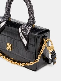 Amiri WOMEN - WOMEN'S CROC EMBOSSED LONG MA BAG - BLACK(Women Womens Croc Embossed Long Ma Bag Black) 9 Amiri WOMEN - WOMEN'S CROC EMBOSSED LONG MA BAG - BLACK(Women Womens Croc Embossed Long Ma Bag Black) -Amiri a7fd9342 cdb6 4e6e a2b5 63f088bcb1a7