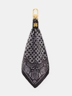 Amiri MA BANDANA KEYCHAIN - BLACK(Ma Bandana Keychain Black)