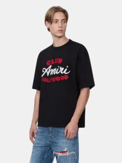 CLUB AMIRI OVERSIZED TEE - BLACK(Club Amiri Oversized Tee Black) 8 CLUB AMIRI OVERSIZED TEE - BLACK(Club Amiri Oversized Tee Black) -Amiri b4ee7be7 5431 4672 b445 a553a01d4d1f