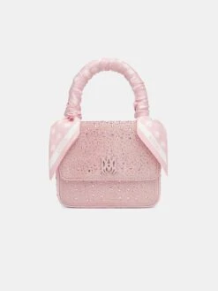 Amiri WOMEN - WOMEN'S CRYSTAL MICRO MA BAG - Pink(Women Womens Crystal Micro Ma Bag Pink)