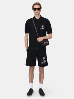 CLUB AMIRI CROCHET SHIRT - BLACK(Club Amiri Crochet Shirt Black) -Amiri ba11856d d600 42b4 8b0a f7bb07c8888a