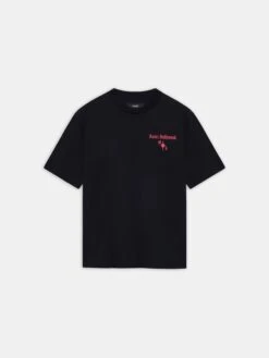 AMIRI HOLLYWOOD GOTHIC TEE - BLACK(Amiri Hollywood Gothic Tee Black)