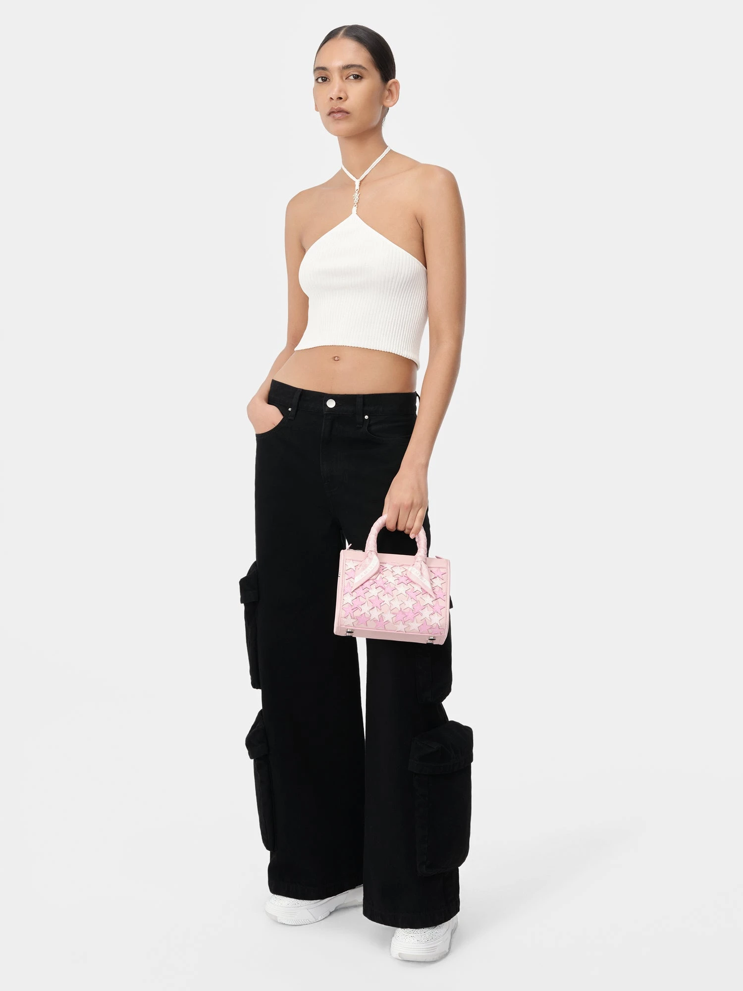 Amiri WOMEN - STARS MICRO TRIANGLE BAG - Pink(Women Stars Micro Triangle Bag Pink) 7 Amiri WOMEN - STARS MICRO TRIANGLE BAG - Pink(Women Stars Micro Triangle Bag Pink) - Image 5