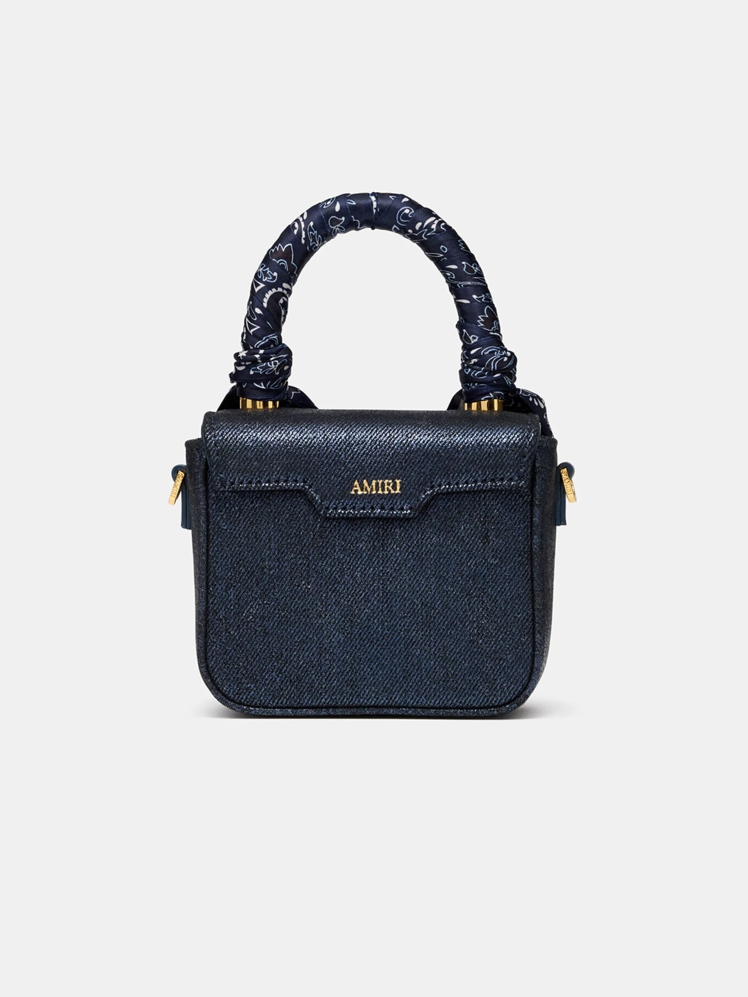 Amiri WOMEN - WOMEN'S DENIM MICRO MA BAG - WET SHIMMER(Women Womens Denim Micro Ma Bag Wet Shimmer) 4 Amiri WOMEN - WOMEN'S DENIM MICRO MA BAG - WET SHIMMER(Women Womens Denim Micro Ma Bag Wet Shimmer) - Image 2