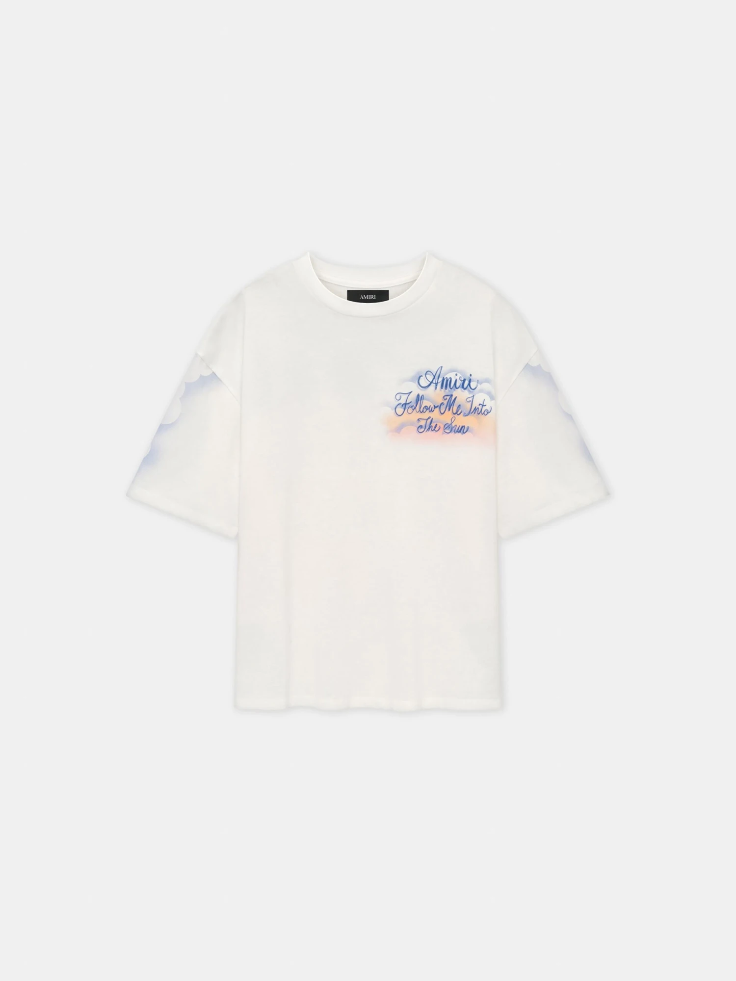 Amiri WOMEN - WOMEN'S FOLLOW ME OVERSIZED TEE - Ivory(Women Womens Follow Me Oversized Tee Ivory) 3 Amiri WOMEN - WOMEN'S FOLLOW ME OVERSIZED TEE - Ivory(Women Womens Follow Me Oversized Tee Ivory)