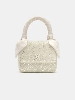Amiri WOMEN - WOMEN'S CRYSTAL MICRO MA BAG - Alabaster(Women Womens Crystal Micro Ma Bag Alabaster)