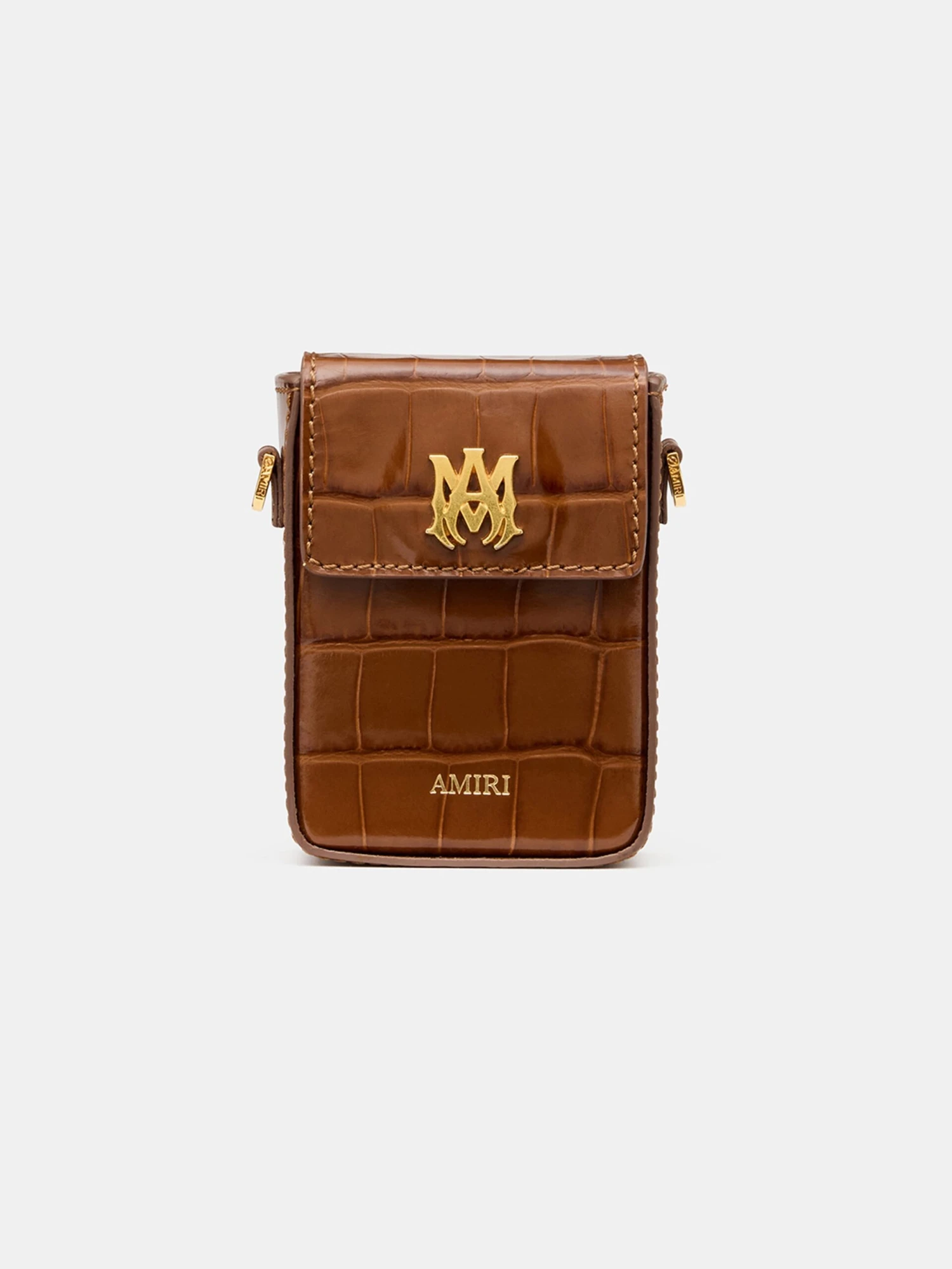 Amiri CROC EMBOSSED CIGARETTE CASE - MALT(Croc Embossed Cigarette Case Malt) 3 Amiri CROC EMBOSSED CIGARETTE CASE - MALT(Croc Embossed Cigarette Case Malt)