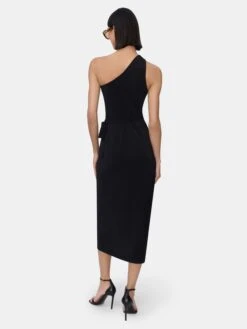 Amiri WOMEN - WOMEN'S ONE SHOULDER WRAP DRESS - BLACK(Women Womens One Shoulder Wrap Dress Black) 9 Amiri WOMEN - WOMEN'S ONE SHOULDER WRAP DRESS - BLACK(Women Womens One Shoulder Wrap Dress Black) -Amiri c8c66f34 48a1 4a0e b802 c53801e15004