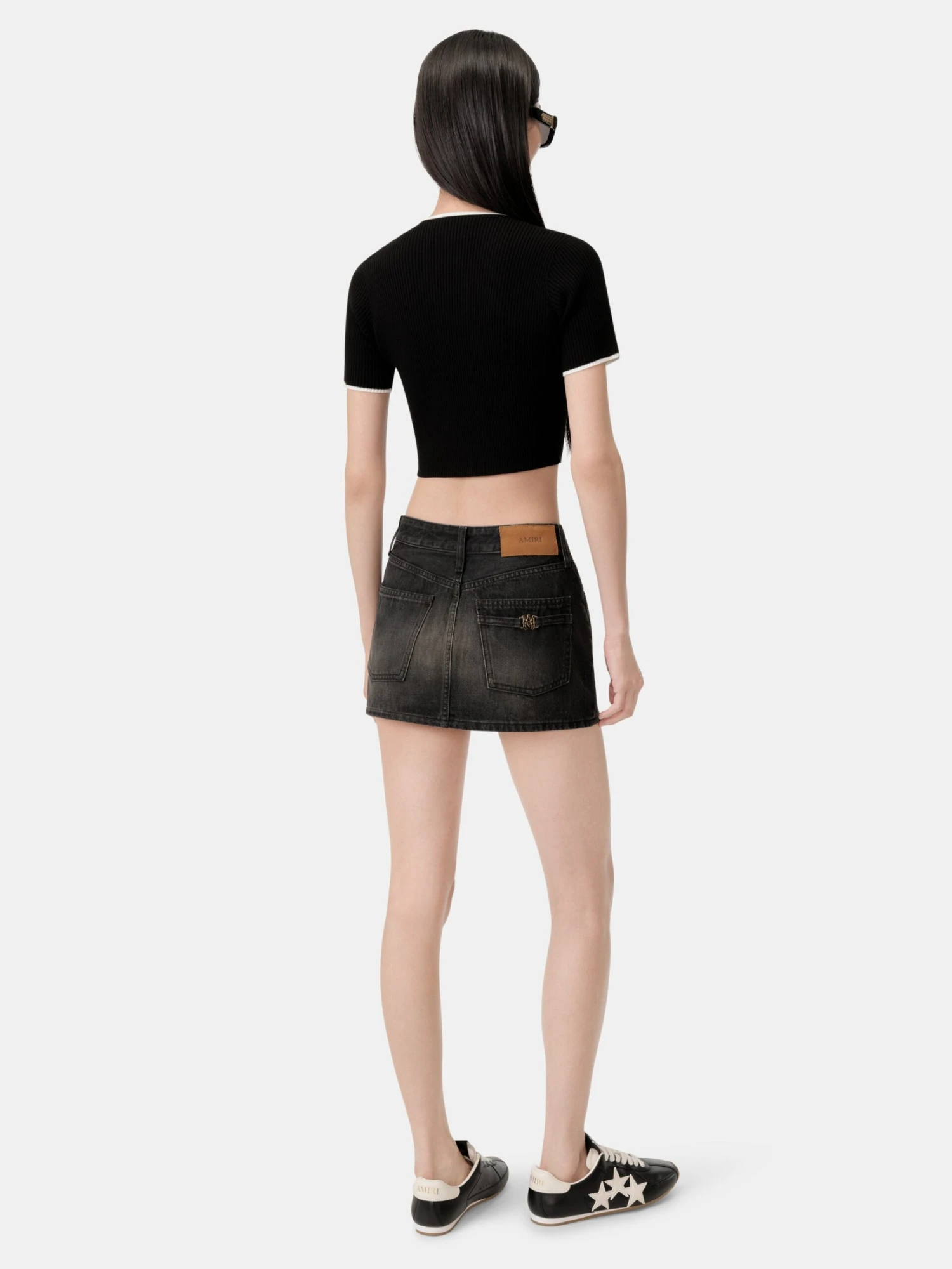 Amiri WOMEN - WOMEN'S MA BABY TEE - Black(Women Womens Ma Baby Tee Black 1) 7 Amiri WOMEN - WOMEN'S MA BABY TEE - Black(Women Womens Ma Baby Tee Black 1) - Image 5