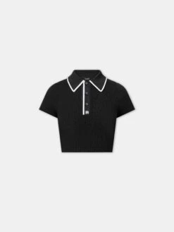 Amiri WOMEN - WOMEN'S MA POLO - Black(Women Womens Ma Polo Black)