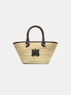 Amiri WOMEN - WOMEN'S MA RAFFIA MACRO TOTE - Black(Women Womens Ma Raffia Macro Tote Black)