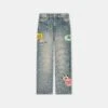 Amiri KIDS - KIDS' STATION PATCH STRAIGHT JEAN - Antique Indigo(Kids Kids Station Patch Straight Jean Antique Indigo) -Amiri d6264c83 8699 4db3 a3cf b714d0a42945