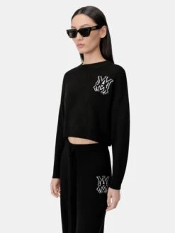 Amiri WOMEN - WOMEN'S MA CREW - BLACK(Women Womens Ma Crew Black 1) 10 Amiri WOMEN - WOMEN'S MA CREW - BLACK(Women Womens Ma Crew Black 1) -Amiri d64ea79b 9e16 47c7 b16c 52c621954eed