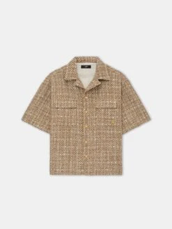 Amiri BOUCLE CAMP SHIRT - Camel(Boucle Camp Shirt Camel)