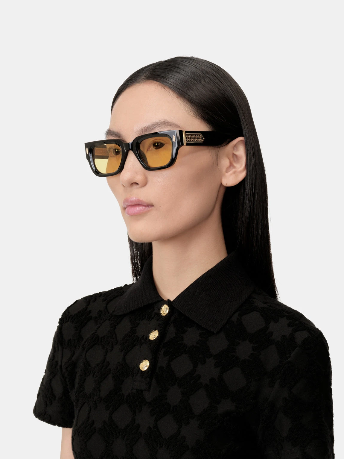 Amiri VENICE SUNGLASSES - Black Yellow(Venice Sunglasses Black Yellow) 6 Amiri VENICE SUNGLASSES - Black Yellow(Venice Sunglasses Black Yellow) - Image 4