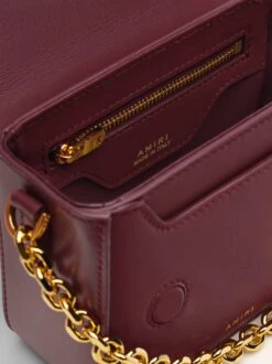 Amiri WOMEN - WOMEN'S MICRO MA BAG WITH CHAIN HANDLE - Burgundy(Women Womens Micro Ma Bag With Chain Handle Burgundy) -Amiri dac821db 958e 4023 a108 7fc8c91e14c8
