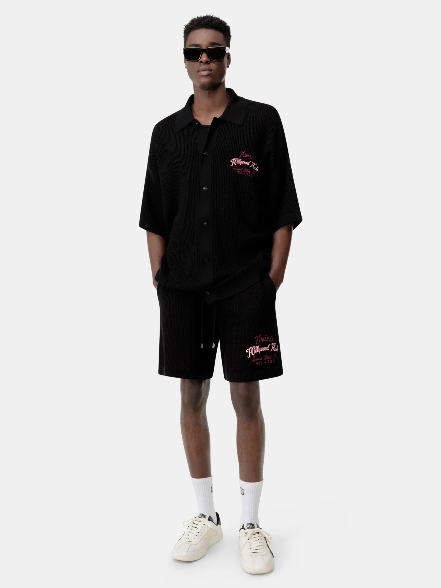 Amiri HOLLYWOOD AUTO MESH SHORT - Black(Hollywood Auto Mesh Short Black) 4 Amiri HOLLYWOOD AUTO MESH SHORT - Black(Hollywood Auto Mesh Short Black) - Image 2