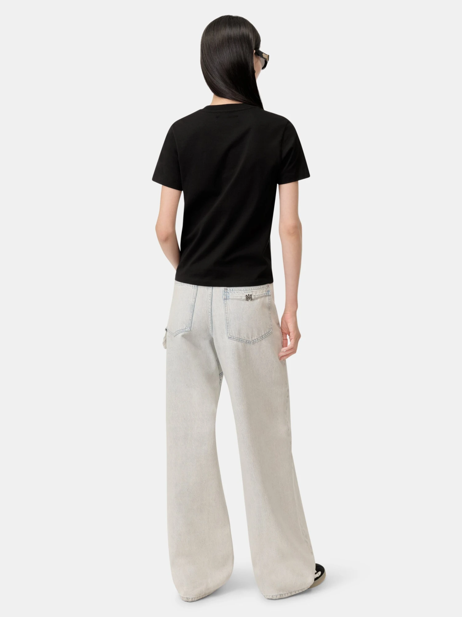 WOMEN - WOMEN'S AMIRI HOLLYWOOD TEE - Black(Women Womens Amiri Hollywood Tee Black) 7 WOMEN - WOMEN'S AMIRI HOLLYWOOD TEE - Black(Women Womens Amiri Hollywood Tee Black) - Image 5