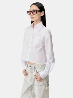 WOMEN - WOMEN'S AMIRI POPLIN SHIRT - Alabaster(Women Womens Amiri Poplin Shirt Alabaster) -Amiri e49cbfa4 1df6 477a bf3a 34d92623e821