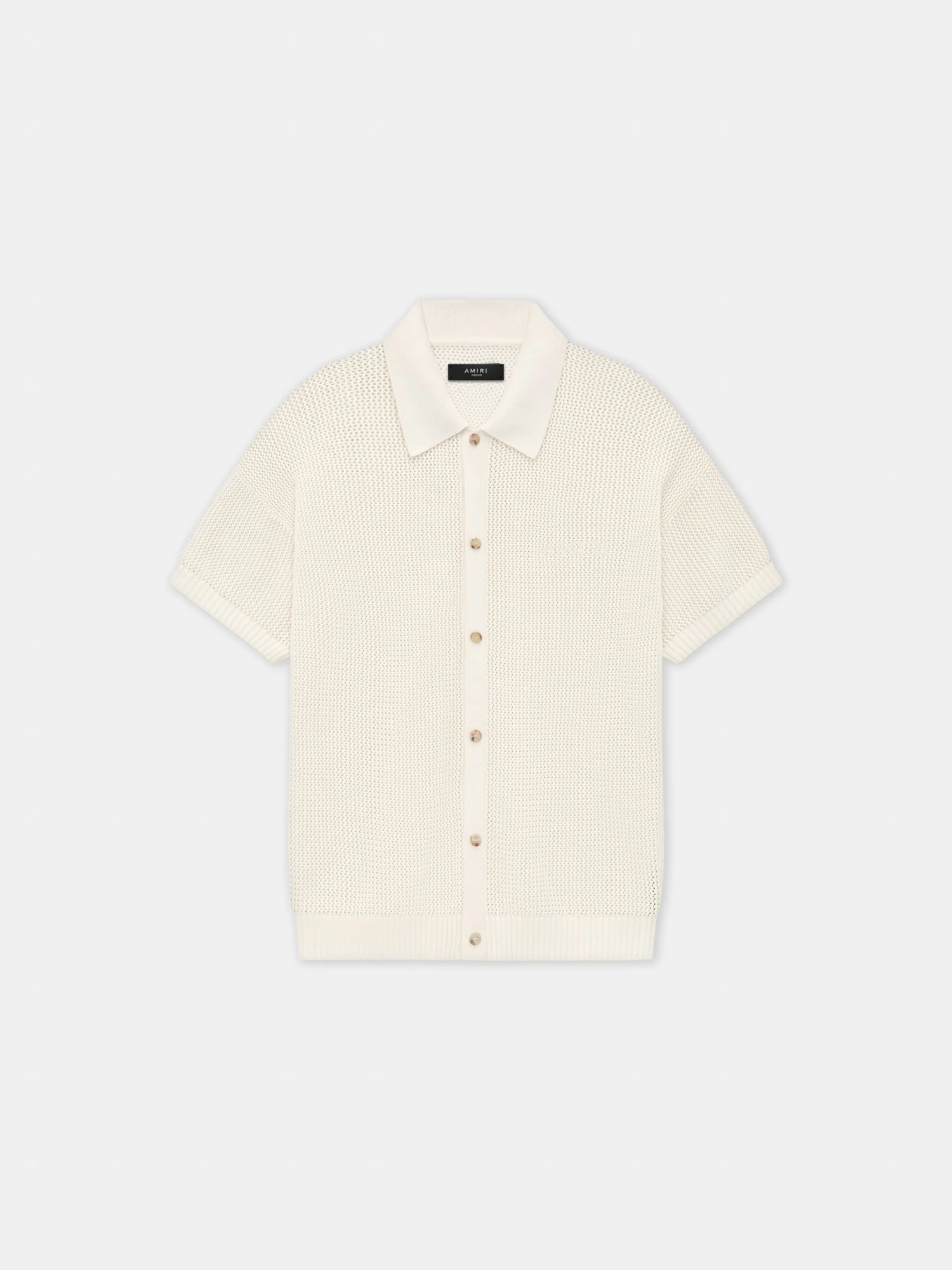 AMIRI CROCHET MESH SHIRT - Ivory(Amiri Crochet Mesh Shirt Ivory) 3 AMIRI CROCHET MESH SHIRT - Ivory(Amiri Crochet Mesh Shirt Ivory)