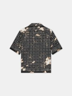 Amiri BLEACH BANDANA BOWLING SHIRT - Black(Bleach Bandana Bowling Shirt Black) -Amiri ed267eb7 2d10 4b44 b800 b1c95bd4edfd
