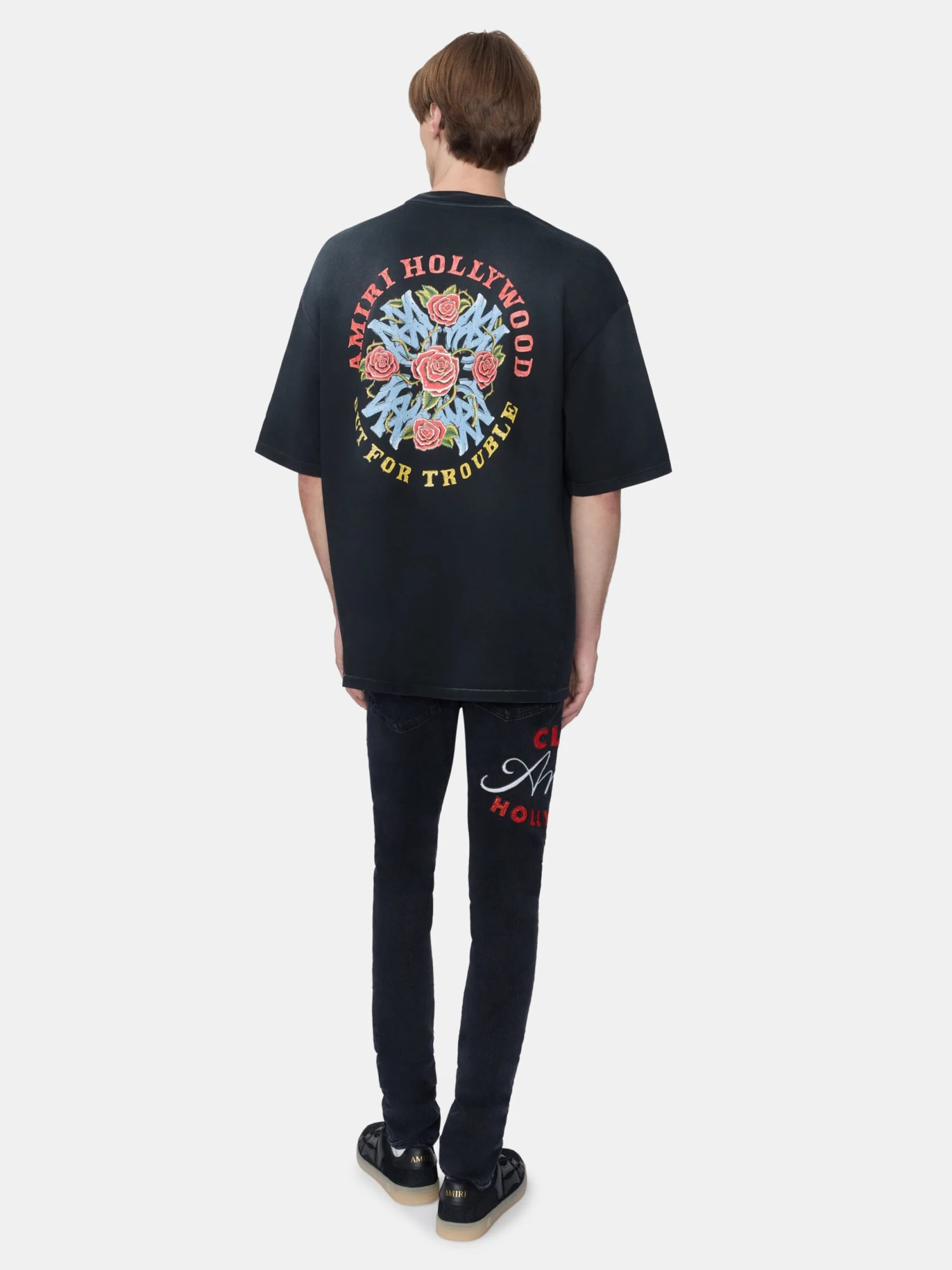 Amiri OUT FOR TROUBLE OVERSIZED TEE - BLACK(Out For Trouble Oversized Tee Black) 6 Amiri OUT FOR TROUBLE OVERSIZED TEE - BLACK(Out For Trouble Oversized Tee Black) - Image 4