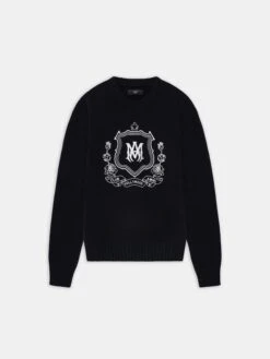 Amiri MA CREST CREW - BLACK(Ma Crest Crew Black)