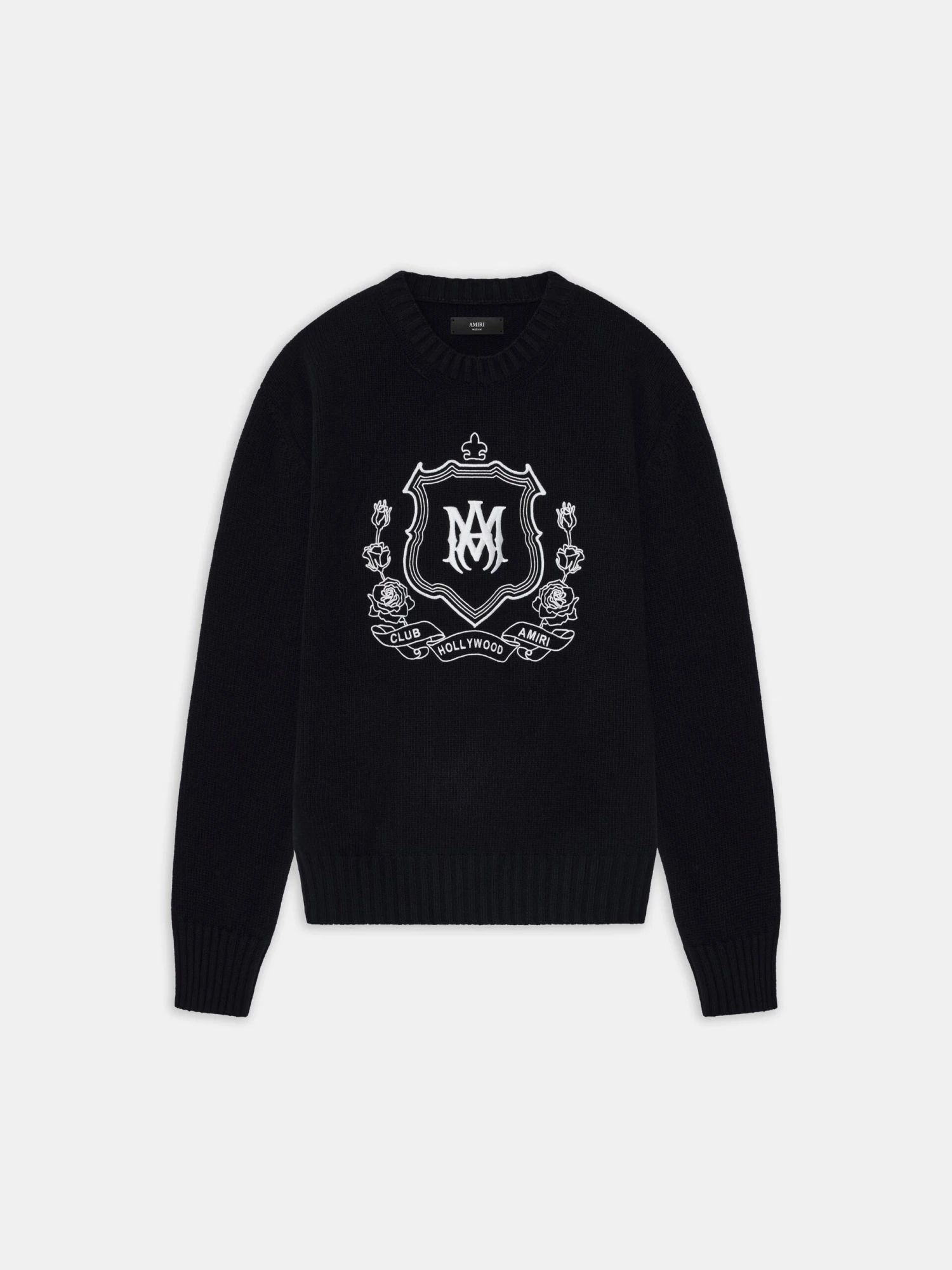 Amiri MA CREST CREW - BLACK(Ma Crest Crew Black) 3 Amiri MA CREST CREW - BLACK(Ma Crest Crew Black)