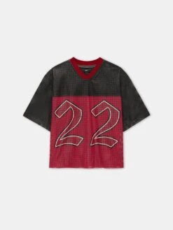 AMIRI 22 OVERSIZED JERSEY - Varsity Red(Amiri 22 Oversized Jersey Varsity Red)