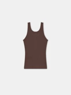 Amiri WOMEN - WOMEN'S MA EMBROIDERY TANK - Walnut Brown(Women Womens Ma Embroidery Tank Walnut Brown) -Amiri f33fb029 8683 4a21 a74e 2063247d062b